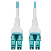 Tripp Lite N821-30M-AQ-AR cable de fibra optica LC OFNR OM4 Color aguamarina