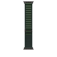 Apple Alpine Loop verde scuro (49 mm) - Large - Titanio nero