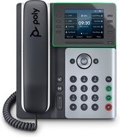POLY Edge E300 IP Phone and PoE-enabled