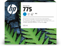 HP 775 Cartouche d'encre cyan - 500 ml