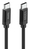 Hama Fabric câble USB USB 2.0 1,5 m USB C Noir