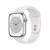 Apple Watch Series 8 OLED 45 mm Cyfrowy 396 x 484 px Ekran dotykowy Srebrny Wi-Fi GPS