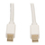 Tripp Lite P584-006 DisplayPort kábel 1,8 M mini DisplayPort Fehér