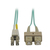 Tripp Lite N816-10M cable de fibra optica 2x SC 2x LC OM3 Beige, Turquesa