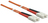 Intellinet Fiber Optic Patch Cable, OM2, SC/SC, 2m, Orange, Duplex, Multimode, 50/125 µm, LSZH, Fibre, Lifetime Warranty, Polybag