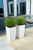LECHUZA CUBICO Color 40 All-in-One Set Drinnen/Draußen Topfpflanzer Freistehend Polypropylen (PP) Weiß