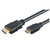 M-Cab HDMI Hi-Speed Kabel w/E - A/miniC - 4K/60Hz - 2.0m - schwarz