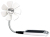 ARCTIC Breeze Mobile USB gadget Zwart, Roestvrijstaal, Wit Ventilator