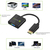 Techly ICOC DSP-V-001 Videokabel-Adapter 0,15 m DisplayPort 20-pin VGA Schwarz