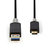 Nedis CCBW61600AT10 USB-kabel 1 m USB 3.2 Gen 1 (3.1 Gen 1) USB A USB C Antraciet