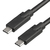 Akyga AK-USB-25 cable USB 1 m USB 3.2 Gen 1 (3.1 Gen 1) USB C Negro