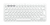 Logitech K380 for Mac Multi-Device Bluetooth Keyboard Tastatur Universal AZERTY Französisch Weiß