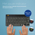 R-Go Tools Ergonomisch toetsenbord R-Go Compact Break, compact toetsenbord met pauzesoftware, QWERTY (IT), Bluetooth, zwart