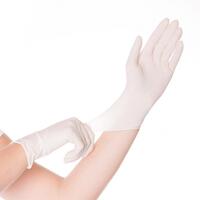 Einweg-Handschuh Latex, SENSE, Pflegehandschuh, puderfrei, Länge 24cm, Größe M, Weiß,1000 Stück