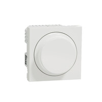Wiser Unica - variateur rotatif - 2 fils - zigbee - blanc - méca seul (NU351618W)