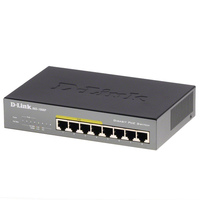 D-Link DGS-1008P/E 8-Port Gigabit PoE Switch