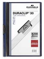 Durable DURACLIP� 30 A4 Clip Folder - Midnight Blue - Pack of 25