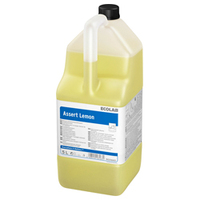 ECOLAB Assert Lemon Handspülmittel mit Zitronenduft 5 Liter Konzentriertes Spülmittel für strahlend sauberes Geschirr 5 Liter