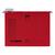 ELBA chic ULTIMATE Hängehefter, DIN A4, 240 g/m² starker Kraft-Karton, für ca. 200 DIN A4-Blätter, für kaufmännische Heftung, mit Komfort-Sichtreiter, mit Daumenausschnitt, rot,...