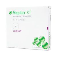Mepilex XT, Schaumstoffverband, steril, 10 x 10 cm, 5 Stück