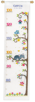 Counted Cross Stitch Kit: Height Chart: Cat in the Tree