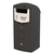 Envirobank Recycling Bin with Open Aperture - 140 Litre - Boat Blue - Black Aperture with General Waste Label