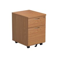 First 2 Drawer Mobile Pedestal Nova Oak TESMP2NO