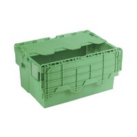 Attached Lid Container 54L Green 360330