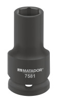 MATADOR Kraft-Steckschlüsseleinsatz, lang, 20(3/4): 30 x 90 mm