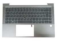 TOPCVR W/KB UMA BL PORT M07131-131, Cover + keyboard, Portuguese, Keyboard backlit, HP, ZBook Firefly 15 G7 Einbau Tastatur
