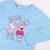 PIJAMA LARGO SINGLE JERSEY PEPPA PIG LIGHT BLUE