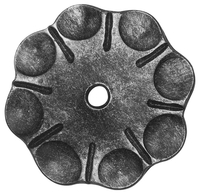 Rosette 8mm Durchm. 120mm