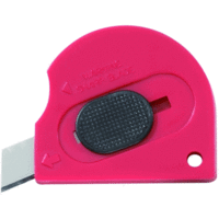 Schnellschnitt-Mini-Cutter Kunststoff 9mm rot