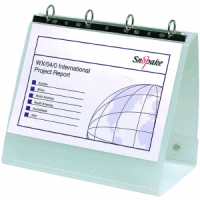 Tisch-Flipchart A4 quer transparent