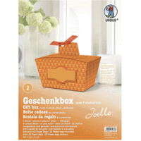 Geschenkbox Joelle orange 8,5x4,5x6cm VE=5 Stück Motiv: 02