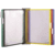 Sichttafel-Wandelement Erweiterung A4 grau Metall mit 10 Sichttafeln A4 sortiert