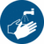 Sicherheitspiktogramm - Hände waschen 200mm