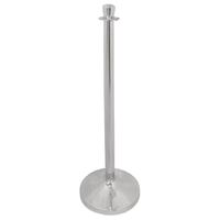 Bolero Flat Top Barrier in Stainless Steel - Brass Plated - 950(H) x 300(�) mm