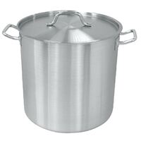 Vogue Deep Stockpot Made of Stainless Steel - Induction Compatible 400mm
