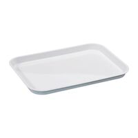 Stewart Food Tray for School & Canteen Made of Polystyrene - 14x10x1in