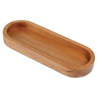 Olympia Wooden Condiments Tray Can Hold Three Ramekins at Once 30x270x100mm