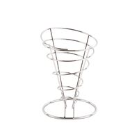 Olympia French Fry Holder Made of Stainless Steel 200(H)x 120(�)mm