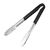 Vogue Serving Tongs in Black for General Usage - Stainless Steel - 290 mm