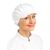 Whites Chefs Clothing Unisex Peaked Hat in White Size OS