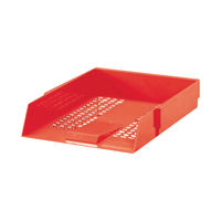 NP CONTRACT LETTER TRAY RED