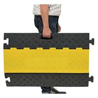 Heavy duty cable and hose protector ramp
