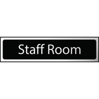 Staff room sign