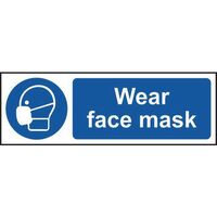 Wear face mask sign