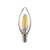 LED Filamentlampe KERZE, 230V, Ø 3.5cm / L 9.7cm, 230V, Ø 3.5cm / L 9.7cm, E14, 2.5W 2700K 250lm 300°, dimmbar, Klar