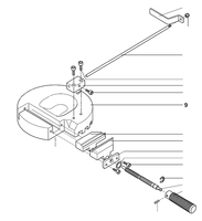 PROXXON 27160-09 Rundtisch für Kappgerät- und Gehrungssäge KGS80